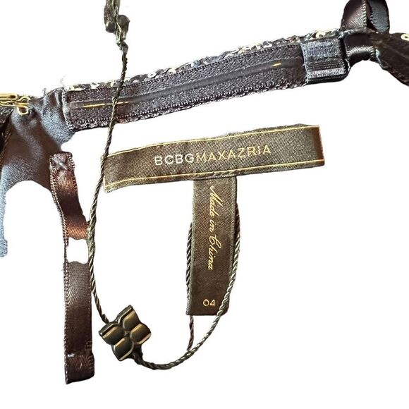 BCBGMAXARZIA Milo sequin strapless mini dress - Picture 3 of 9